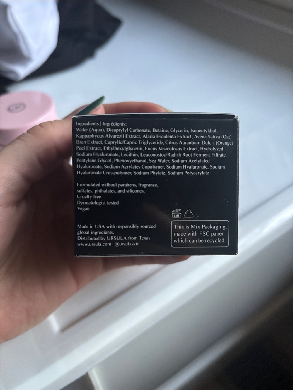 Ursula The Goddess Cream Daily Moisturizer Hydration - Picture 6 of 9